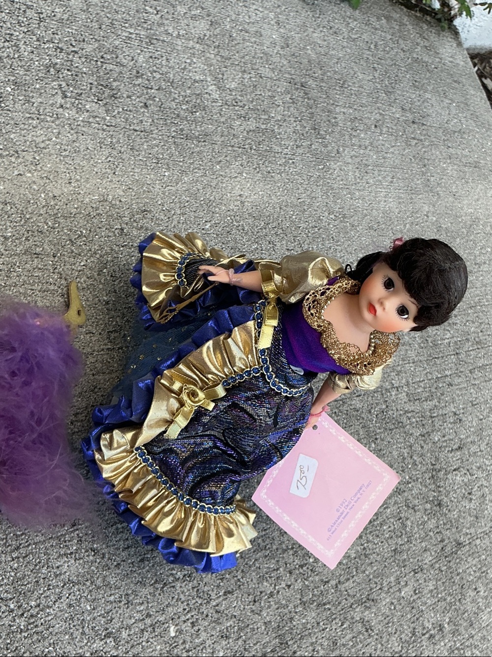 Madame Alexander Purple and Gold Portrait Doll